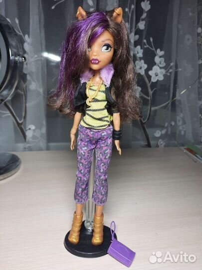 Кукла Монстер Хай клодин вульф Первый день в школе