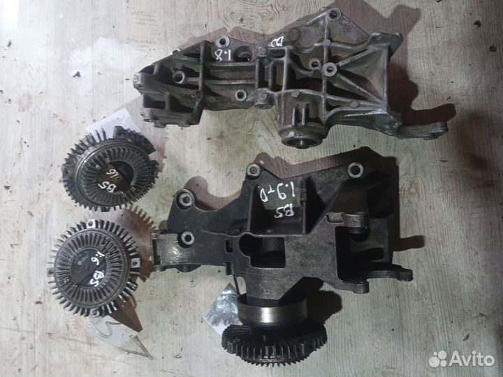 Вискомуфта, кронштейн вискомуфты Audi A4B5