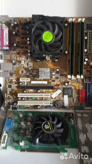 Мат. плата.AM2.процессор.6гб.опер.памяти. Видеокар