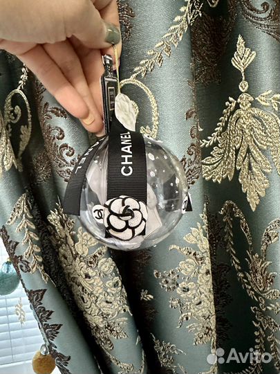 Шар елочный Шанель 9 см