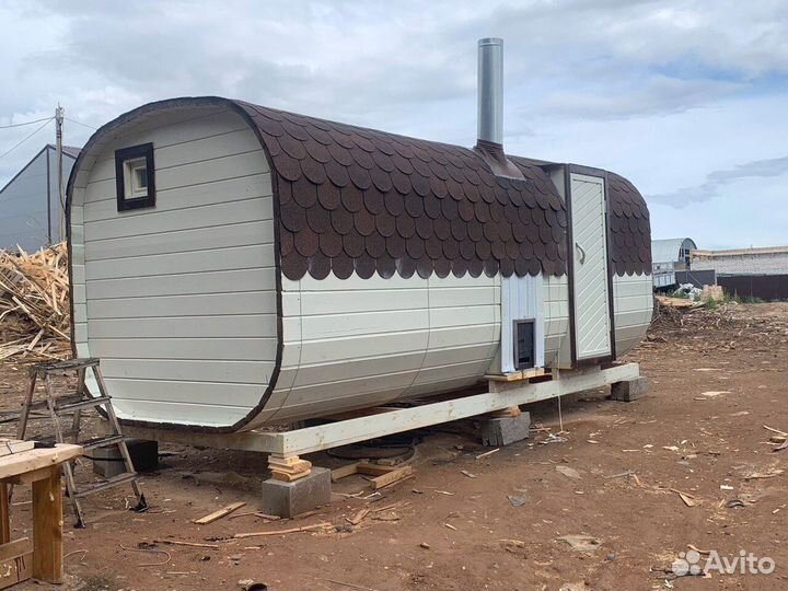 Баня-бочка с доставкой