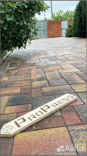 Тротуарная плитка листопад