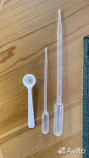 Пластиковые пипетки, мерная ложка