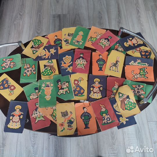 Советские бумажные флажки на елку