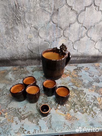 Сервиз коньячный, сервиз