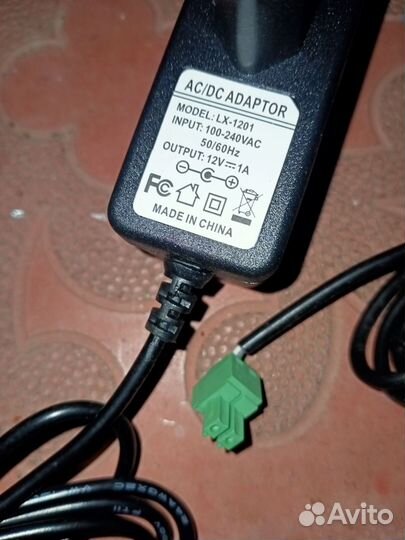 Блок питания 12v 1a