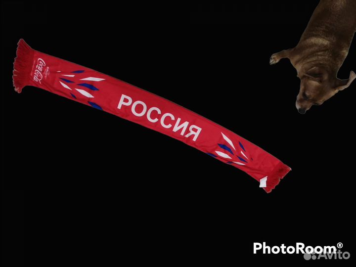 Шарф Шелк фаната футбола чм Франция Coca cola