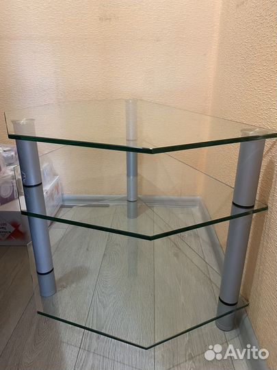 Стеклянная тумба