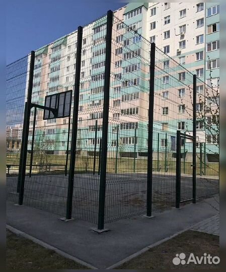 Сетка для забора 3d