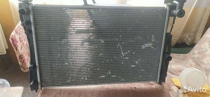 Радиатор охлаждения и кондиционера на haima М3