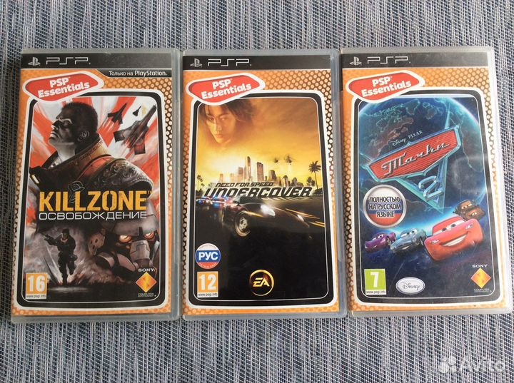 Лицензионные диски на sony PSP