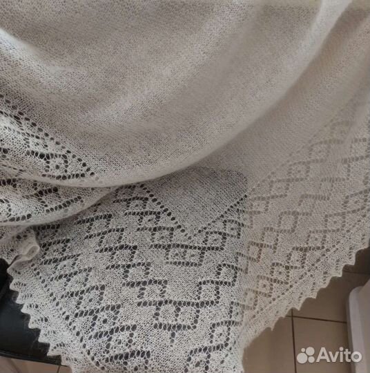 Шаль пух ангорской козы