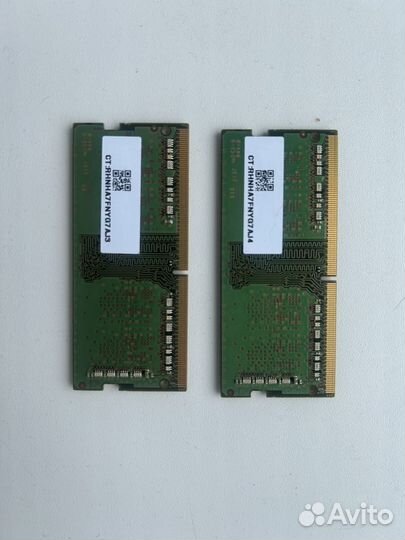 Оперативная память 2x4gb 1Rx16-3200AA