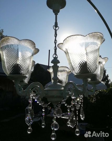 Бронзовая люстра Югославия СССР