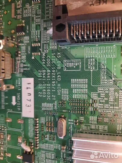 Разбор Samsung LE32D450G1wxru main BN41-01603B