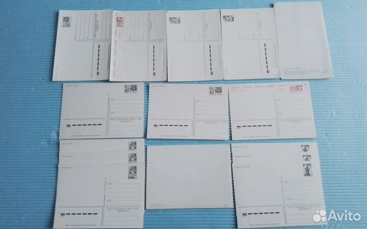 Открытки с 8 марта СССР чистые