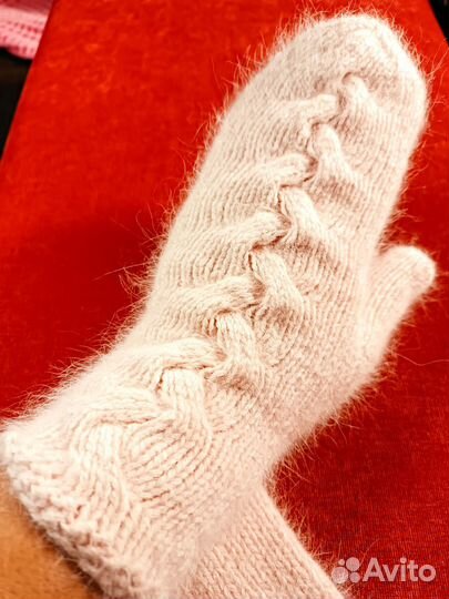 Бактус шаль косынка шаль из пуха норки