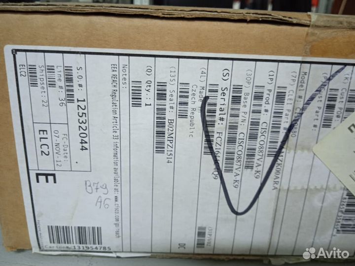 Маршрутизатор Cisco 887VA-K9