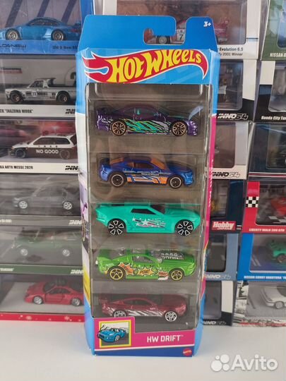 Hot Wheels 5 pack HW Drift