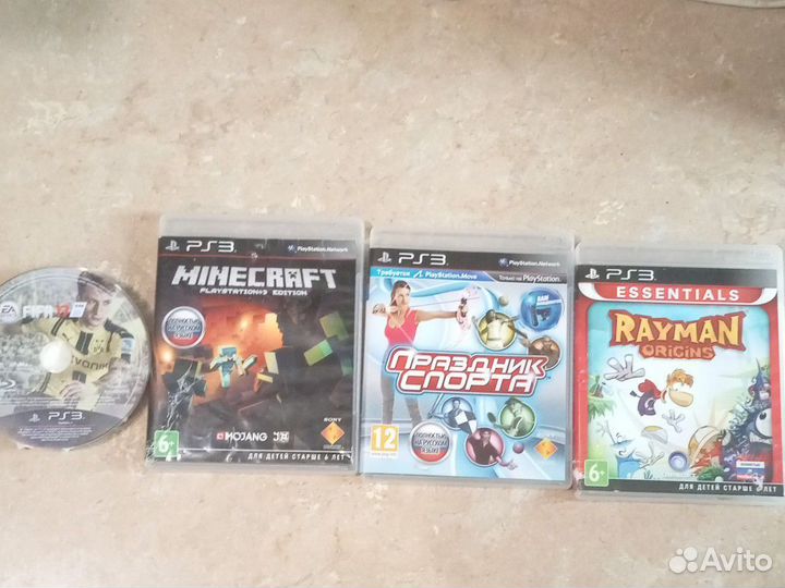 Игровые диски на ps3. Б/У
