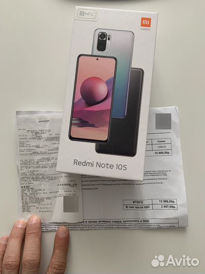 Xiaomi Redmi Note 10S, 6/128 ГБ