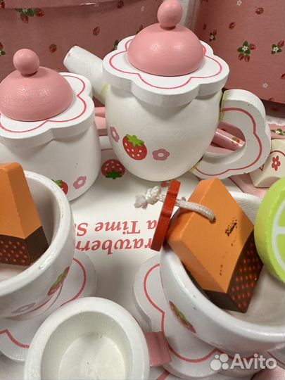 Чайный набор, деревяная игрушка