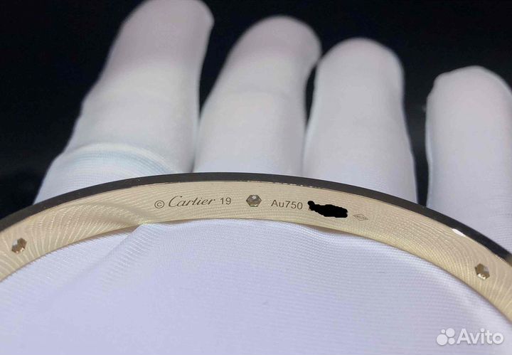 Браслет Cartier Love с 6 бриллиантами