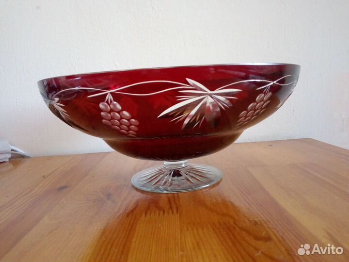 Ваза СССР, рисунок виноград