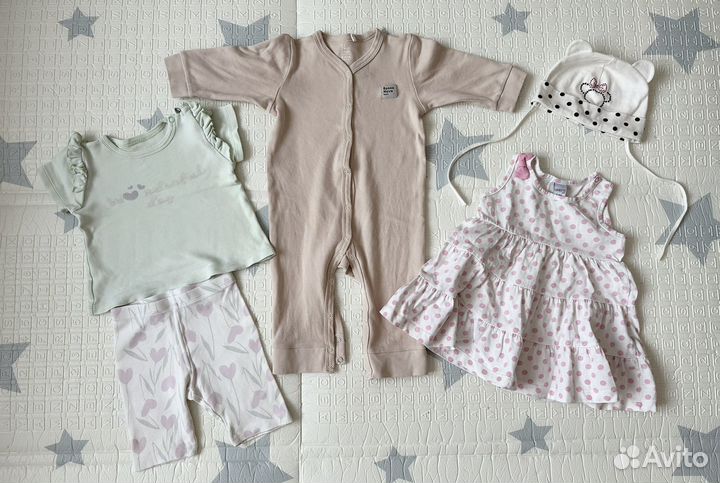 Пакет вещей на девочку 68-74