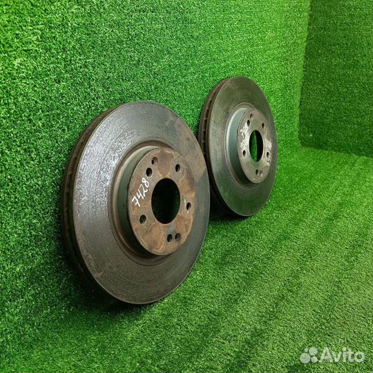 Диски тормозные (комплект) перед. SsangYong Actyon