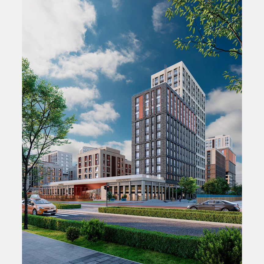 1-к. квартира, 48,2 м², 17/19 эт.