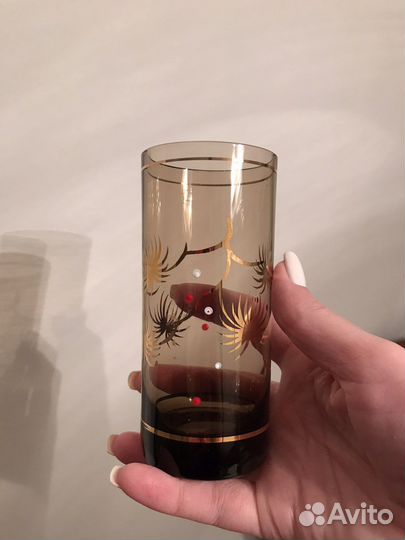 Хрустальные стаканы Богемия 60-70 х г. СССР