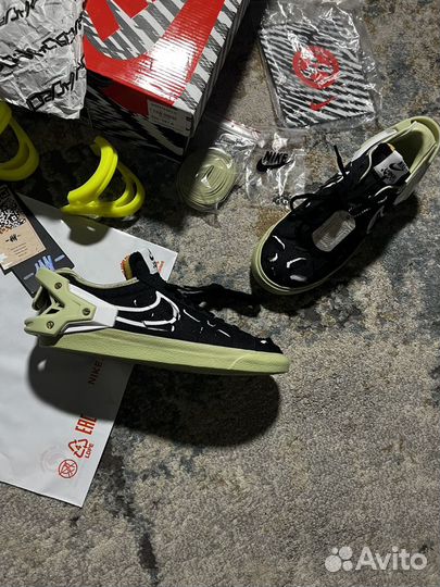 Кеды Nike x acronym Blazer Low Night Black Olive