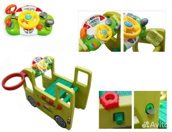 Игровой комплекс Автобус с горкой - Аренда