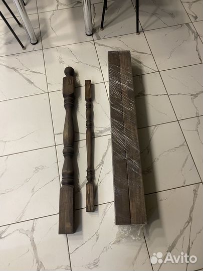 Столб опорный, балясина, поручень сосна