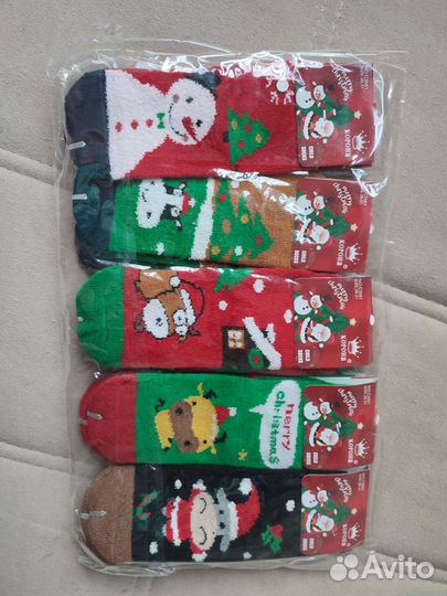 Новогодние носочки детские 25-31 р