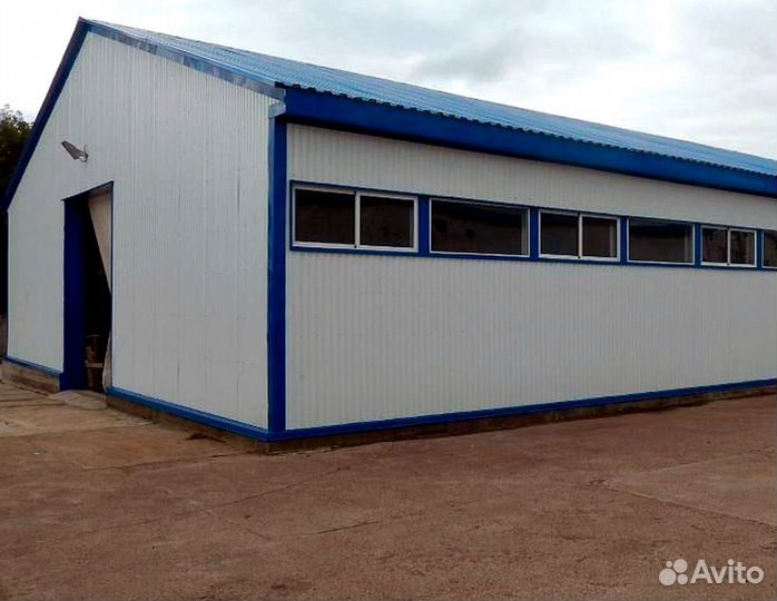 Продажа ангаров бескаркасных под ключ, арт:Gma-162