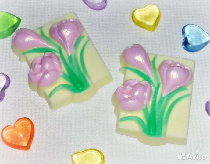 Форма для мыла на 8 марта