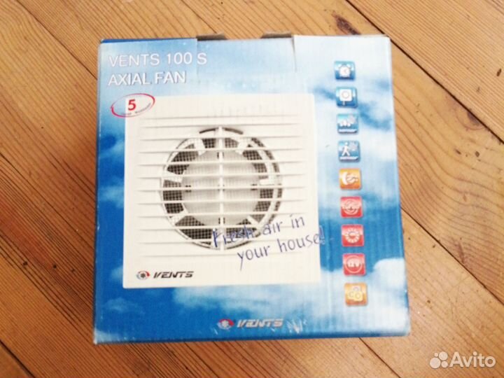 Вентилятор вытяжной Vents 100s
