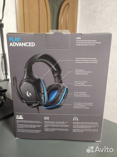 Наушники logitech g432