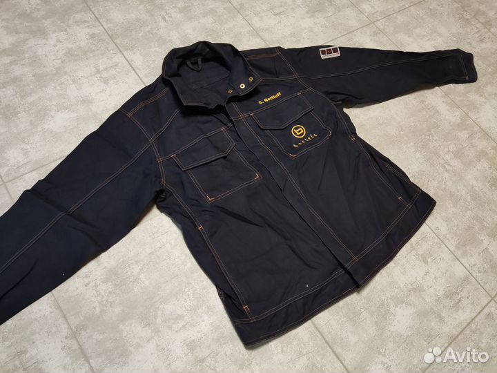 Негорючая джинсовая куртка Сварщика Mascot р54