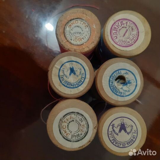 Нитки швейные бабины