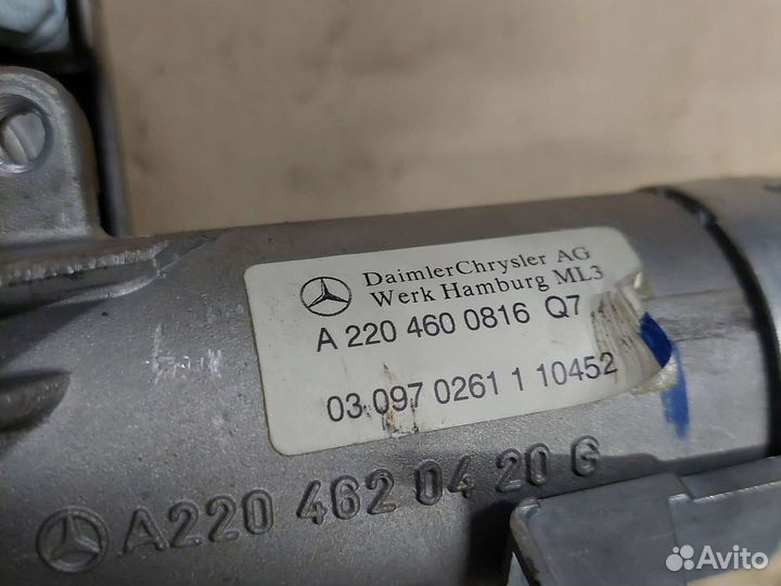 Рулевая колонка в сборе мерседес W 220 W 215