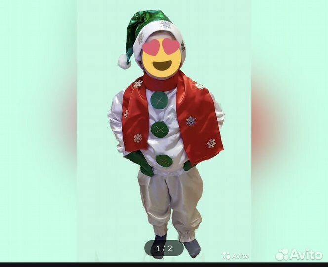 Новогодний костюм снеговика