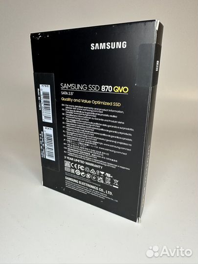 Новый SSD Samaung 870 QVO 8TB