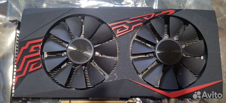 Видеокарта asus RX470 4G