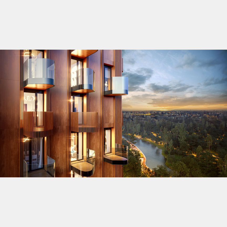 2-к. квартира, 64,1 м², 7/23 эт.