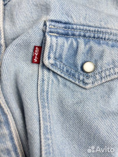 Рубашка/куртка джинсовая женская levis