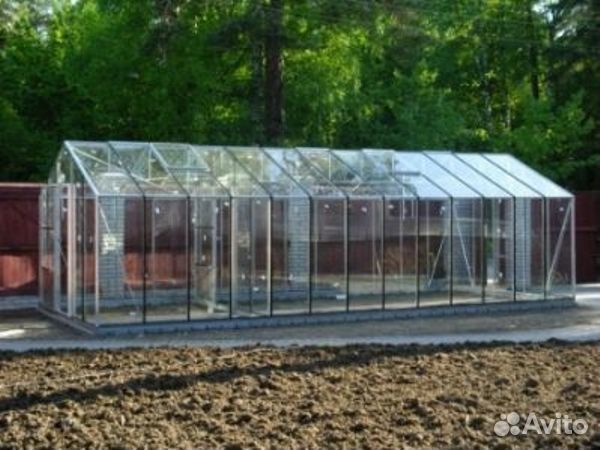 Теплица дачная алюминиевая Ботаник (Botanik)