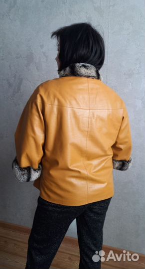 Куртка кожаная женская 46 48 натуральная